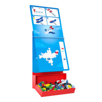 PLUS PLUS PUZZLE BY NUMBER ACTIVITY PAD TRANSPORTATION