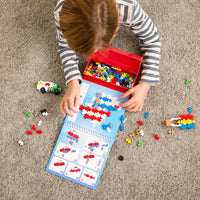 PLUS PLUS PUZZLE BY NUMBER ACTIVITY PAD TRANSPORTATION
