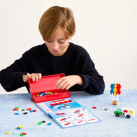 PLUS PLUS PUZZLE BY NUMBER ACTIVITY PAD TRANSPORTATION