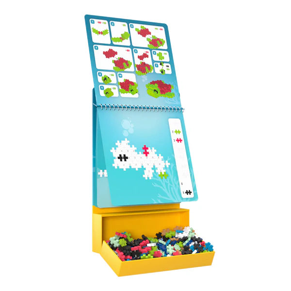 PLUS PLUS PUZZLE BY NUMBER ACTIVITY PAD OCEAN