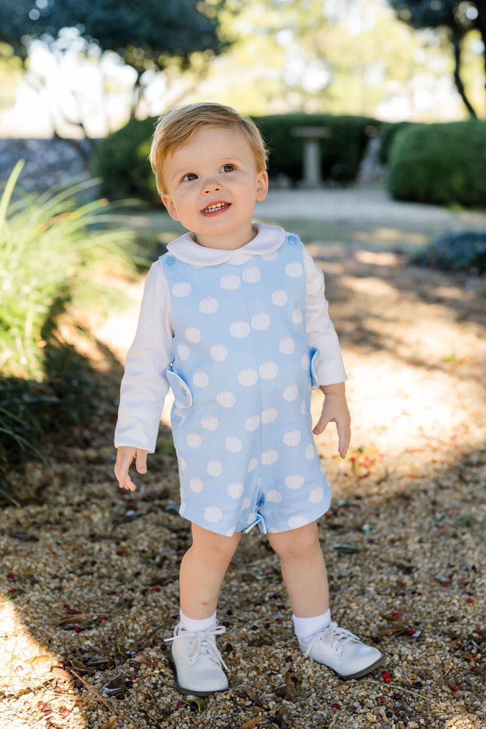 JAMES AND LOTTIE REED KNIT JON JON BLUE PUMPKINS