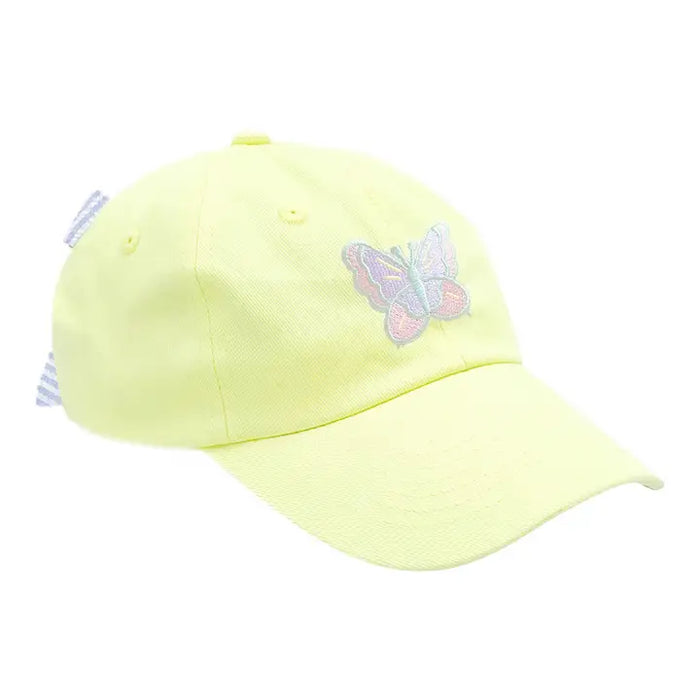 BITS AND BOWS BUTTERFLY BOW BASEBALL HAT