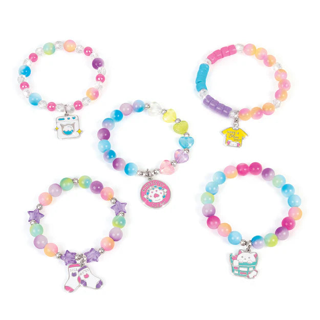 MAKE IT REAL PURRRFECT WASH N BEAD DIY BRACELET KIT