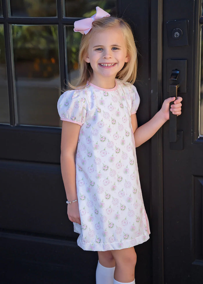 JAMES & LOTTIE ROSIE DRESS PINK ORNAMENTS