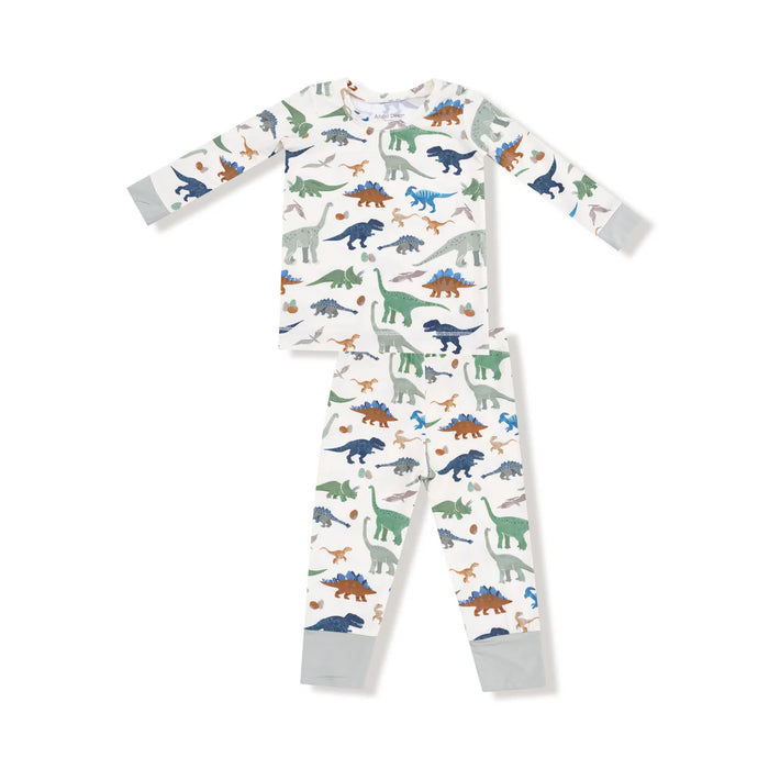 ANGEL DEAR WASHY DINOS L/S LOUNGEWEAR SET