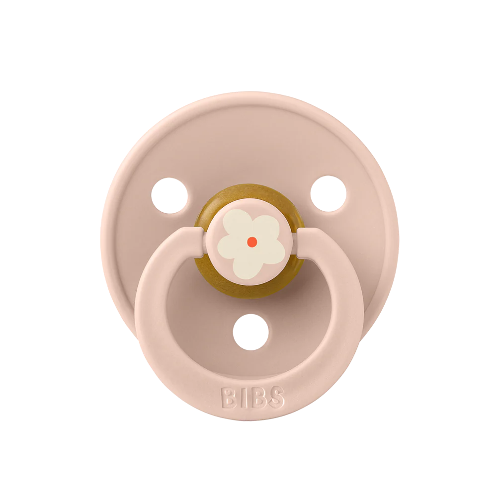 BIBS PACIFIER JASMINE BLUSH RUBBER