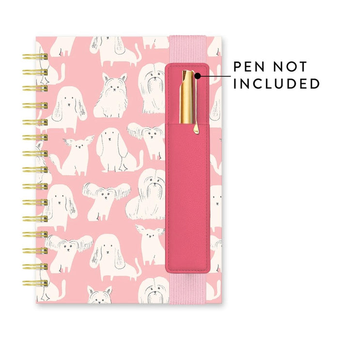 STUDIO OH WATCHDOGS OLIVER NOTBOOK WITH PEN POCKET