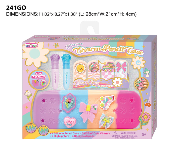HOT FOCUS CHARM PENCIL CASE GOOD DAY