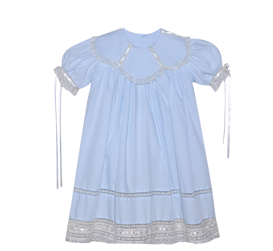 Paisley Dress Blue – Bead Shack Kids Boutique