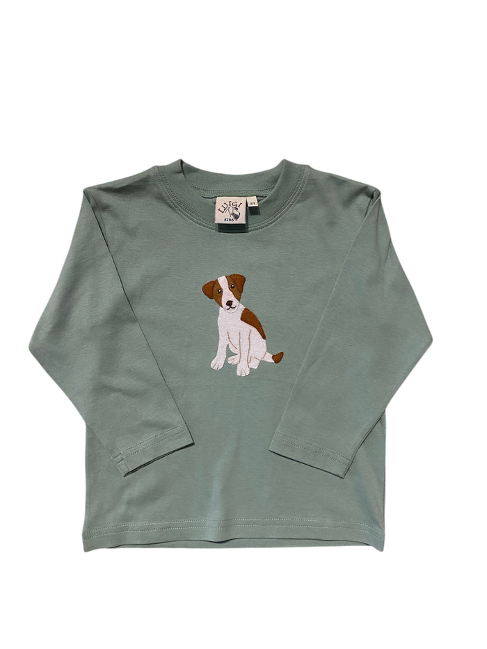 LUIGI BOYS JACK RUSSELL TEE