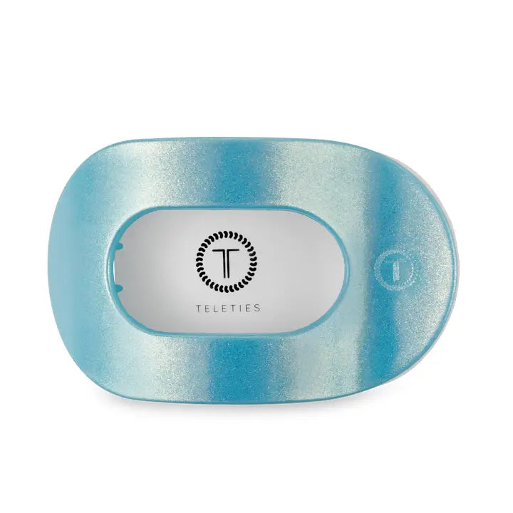 TELETIES BLUE SEAS LARGE FLAT ROUND CLIP