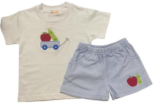 LUIGI WAGON APPLE & CRAYON SET