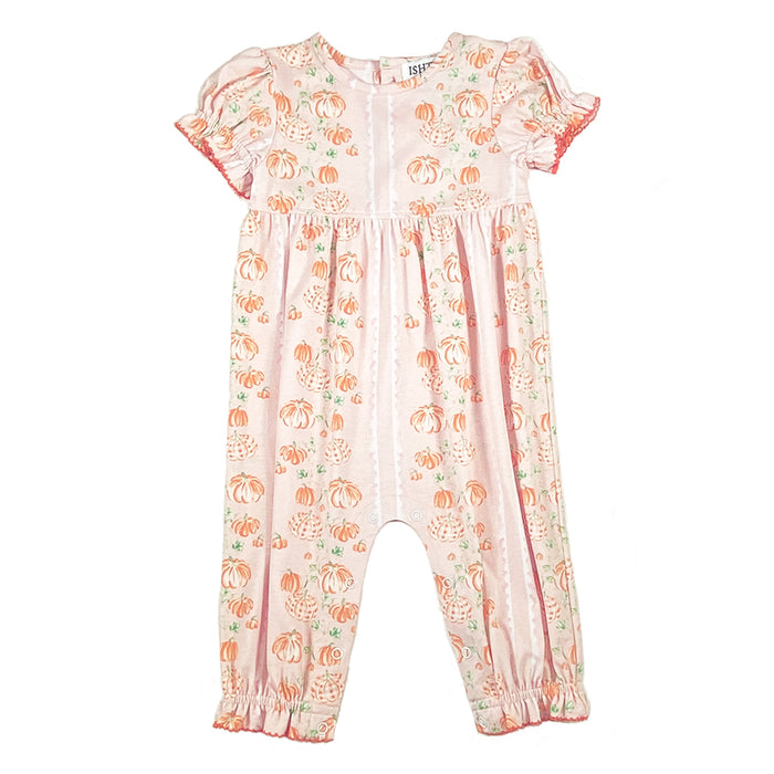 ISHTEX PUMPKIN GIRLS ROMPER