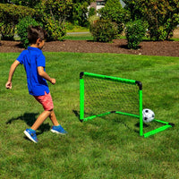 SOCCER GOAL INSTA SET PUMP AND BALL INCLUDED