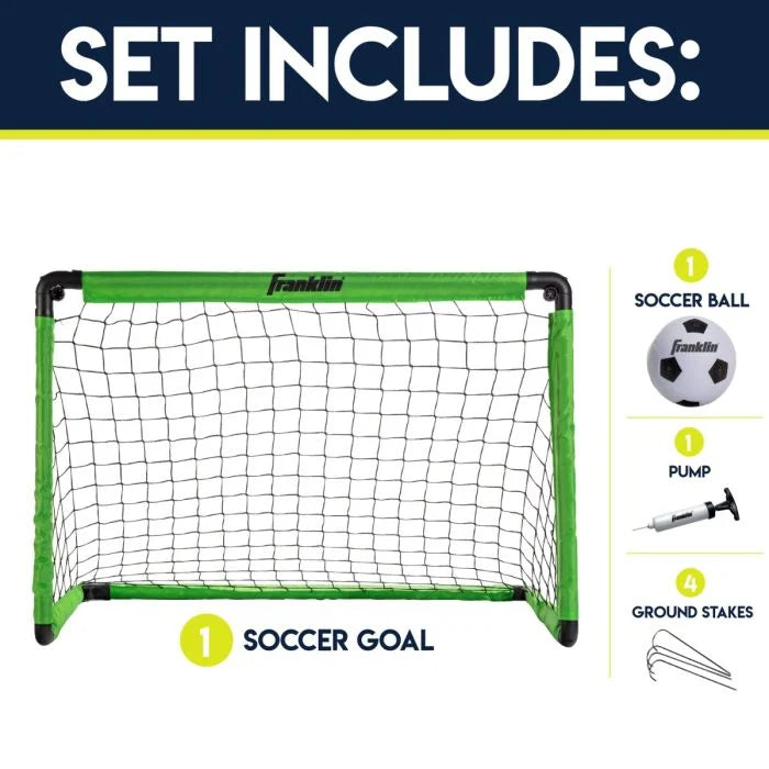 SOCCER GOAL INSTA SET PUMP AND BALL INCLUDED