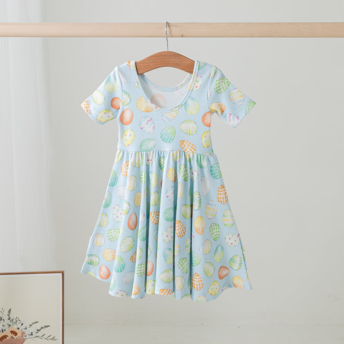 NOLA TAWK THE HUNT IS ON EASTER COTTON TWIRL DRESS