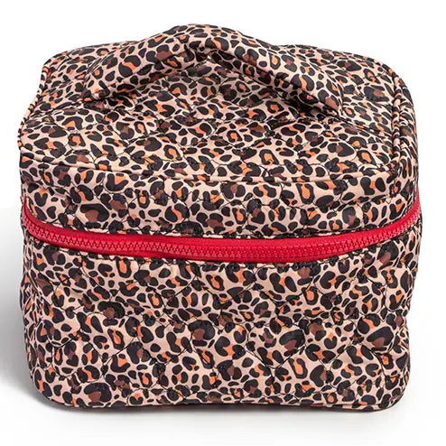 LIVING ROYAL CHEETAH COSMETIC TRAVEL CASE