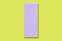 LIST PAD WITH MAGNET RIBBON +BOW