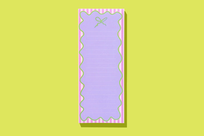 LIST PAD WITH MAGNET RIBBON +BOW