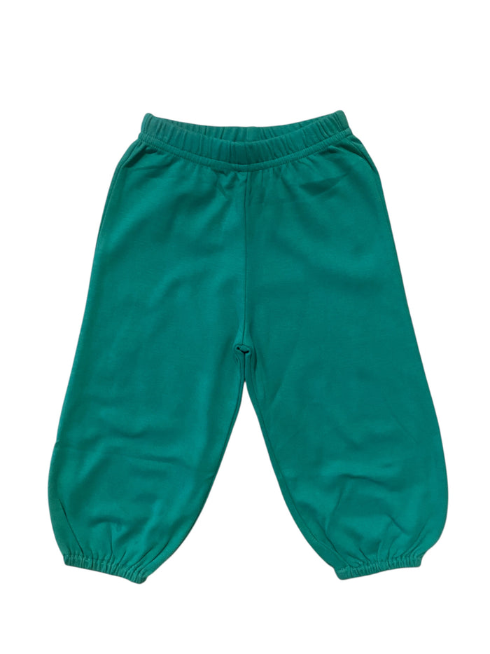 LUIGI BOYS INTERLOCK BLOOMER PANTS WITH ELASTIC BOTTOM GREEN