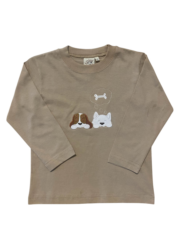 LUIGI BOYS DOGS TEE