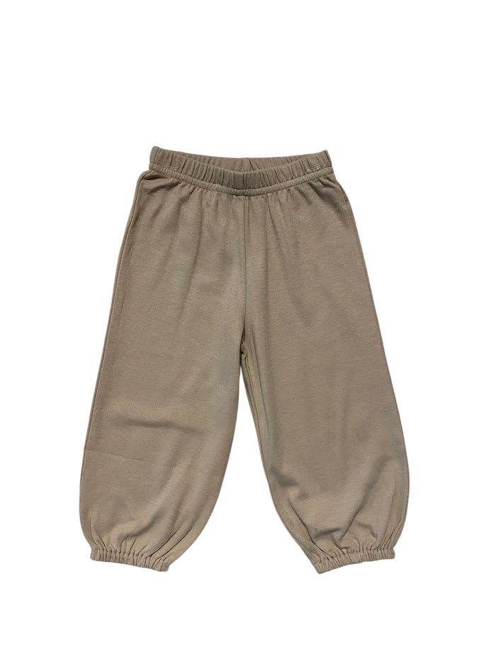 LUIGI BOYS INTERLOCK BLOOMER PANTS WITH ELASTIC BOTTOM SAND