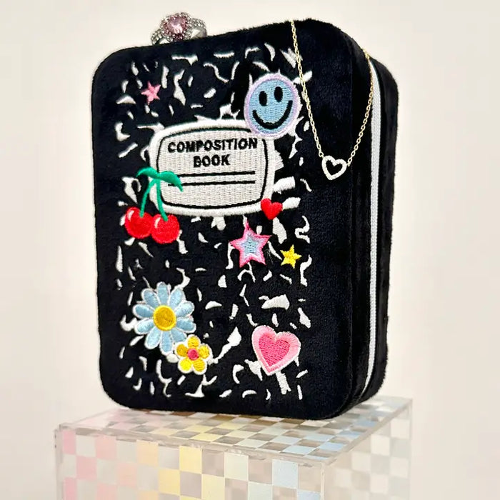 LIVING ROYAL COMPOSITION JEWELRY ZIP CASE