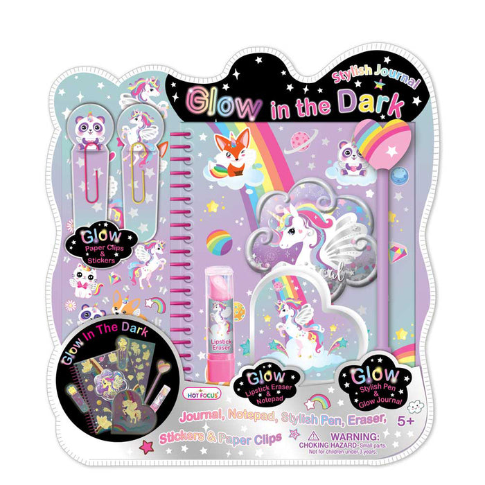 HOT FOCUS STYLISH JOURNAL GLOW IN THE DARK