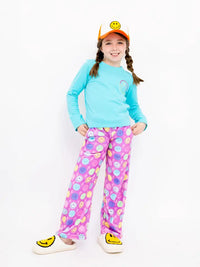 PREPPY GOOSE SMILEY FACE PLUSH PANT