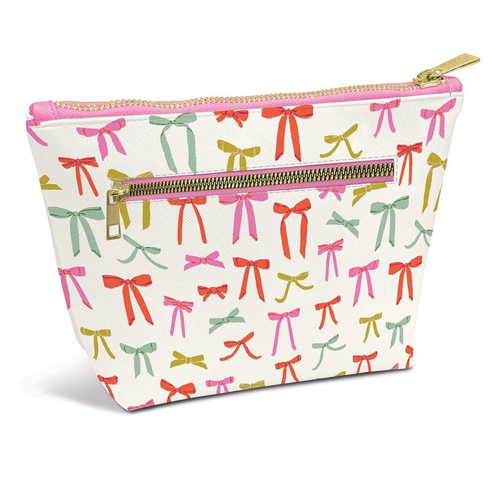 STUDIO OH PUT A BOW ON IT LOAF COSMETIC POUCH