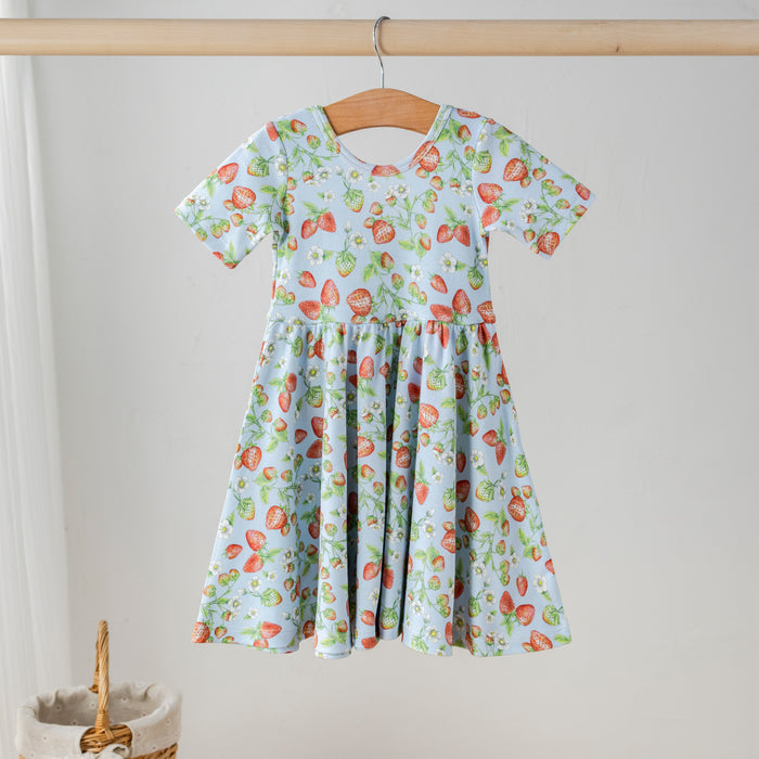 NOLA TAWK STRAWBERRY FIELDS COTTON TWIRL DRESS