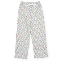 LILA AND HAYES BECKETT BOYS HANGOUT PANT NUTCRACKER STRIPE