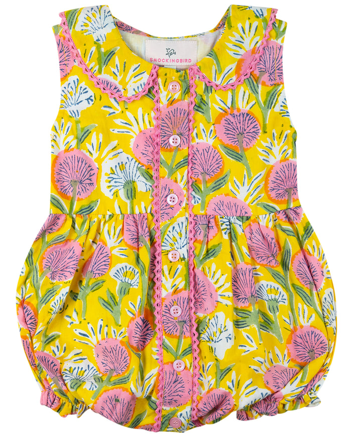 SMOCKINGBIRD PINK DANDELION BUBBLE