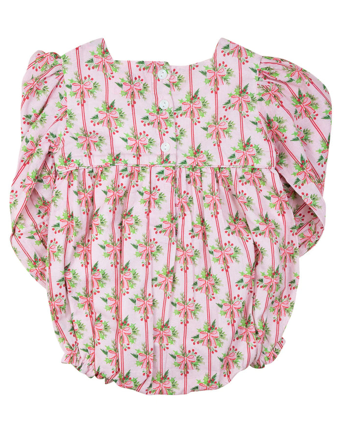 SMOCKINGBIRD HOLIDAY BOW STRIPED BUBBLE