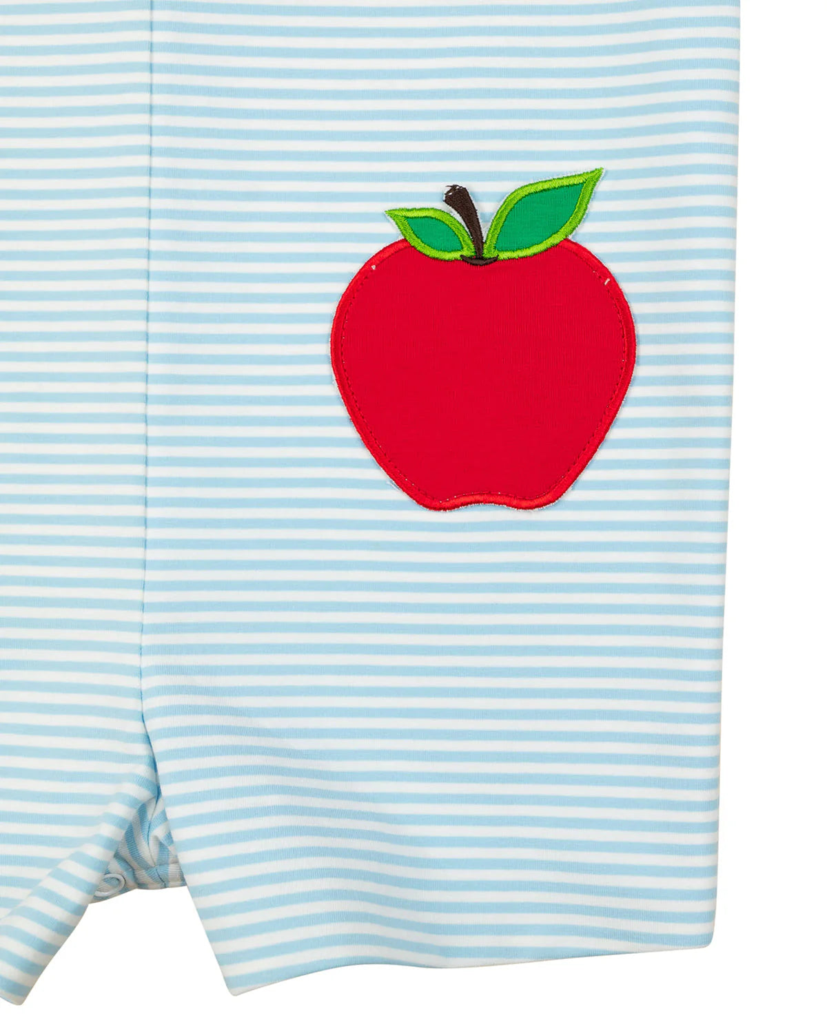 SMOCKINGBIRD LIGHT BLUE APPLE POCKET KNIT SHORTALL