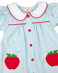 SMOCKINGBIRD LIGHT BLUE APPLE POCKET KNIT BUBBLE