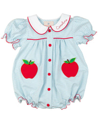 SMOCKINGBIRD LIGHT BLUE APPLE POCKET KNIT BUBBLE