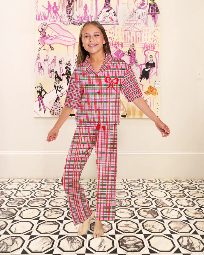 SUNSHINE SOCIETY MERRY MAGIC SHORT SLEEVE PANT SET