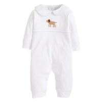 LITTLE ENGLISH CROCHET PLAYSUIT BOY LAB