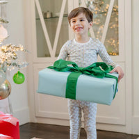 LILA AND HAYES BRADFORD BOYS PIMA COTTON PAJAMA PANT SET NUTCRACKER STRIPE