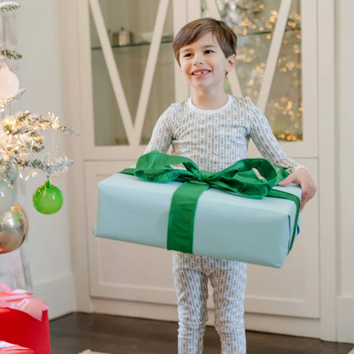 LILA AND HAYES BRADFORD BOYS PIMA COTTON PAJAMA PANT SET NUTCRACKER STRIPE