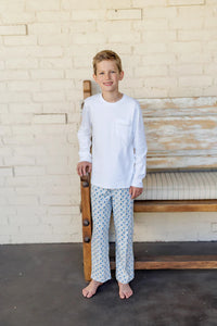 LILA AND HAYES BECKETT BOYS HANGOUT PANT MALLARD