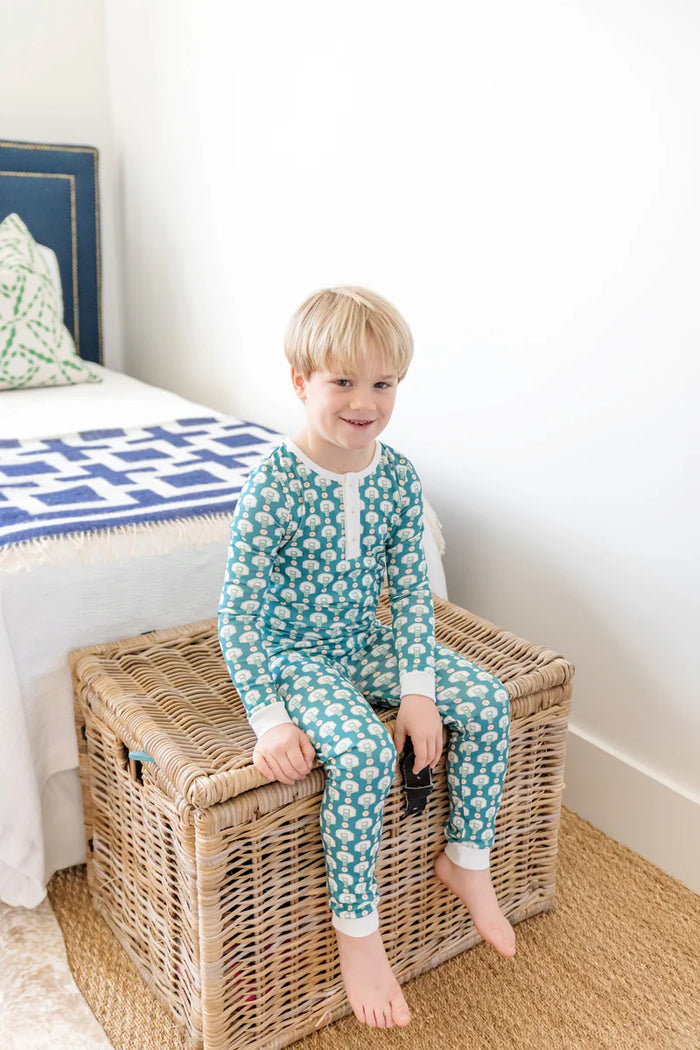 LILA AND HAYES JACK BOYS PAJAMA PANT SET BASKETBALL GAME
