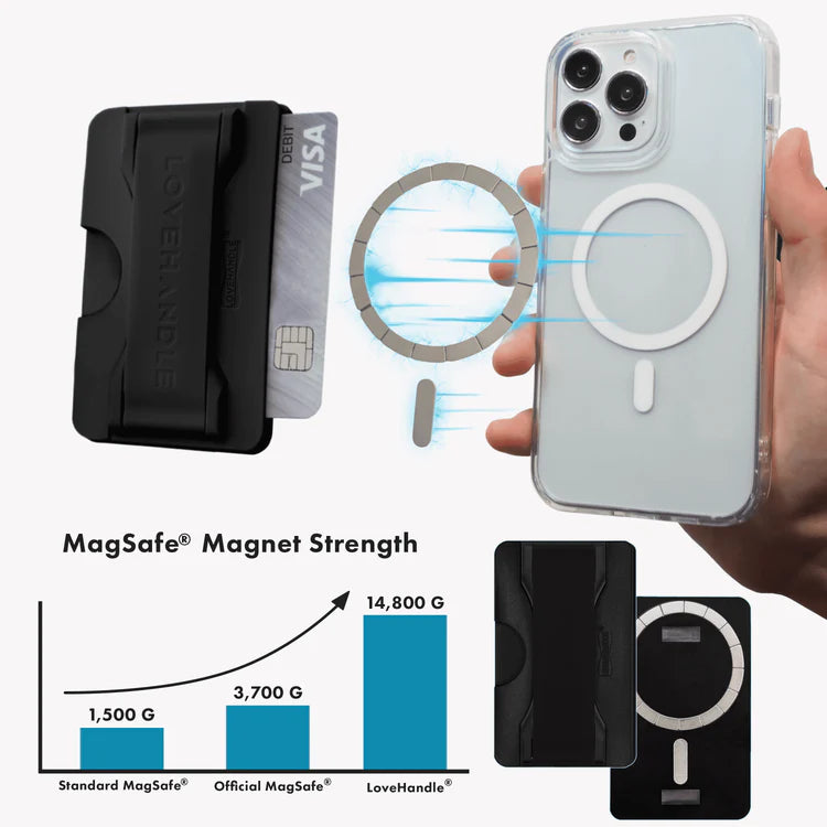 LOVEHANDLE PRO WALLET FOR MAGSAFE AMETHYST GLITTER