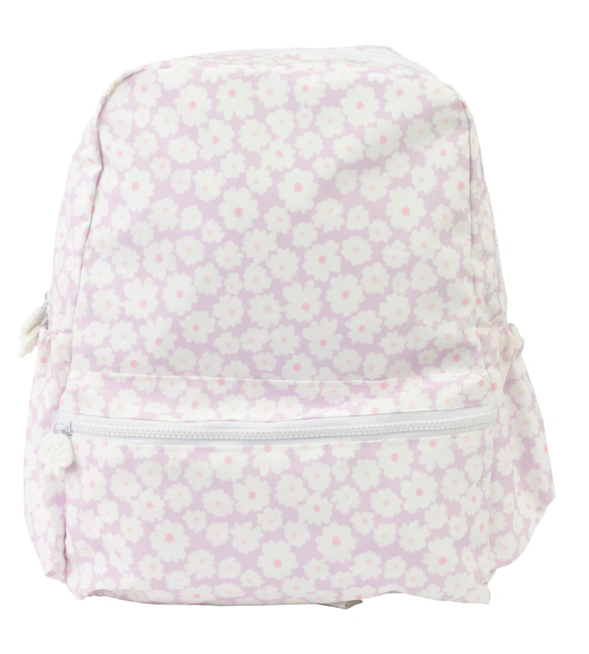 APPLE OF MY ISLA THE BACKPACK LARGE LAVENDER DAISIES