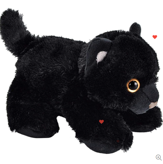 HUG'EMS 7" MINI BLACK CAT