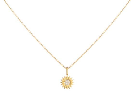 GOLD DIPPED DAISY NECKLACE