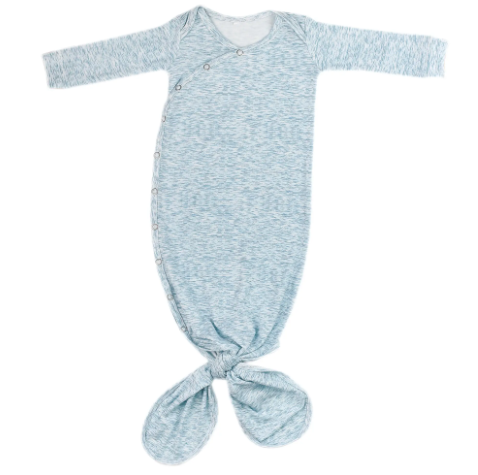 COPPER PEARL LENNON KNOTTED NEWBORN GOWN