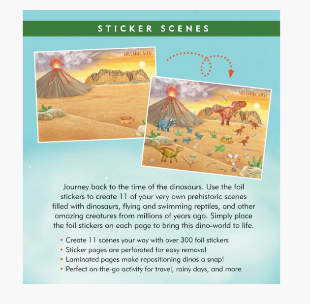 STICKER SCENES DINOSAURS