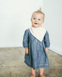 COPPER PEARL BLUSH BIB SET